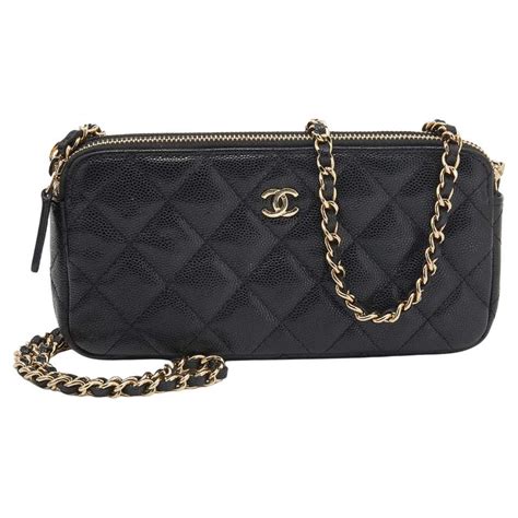 chanel quilted wallet on chain|chanel small zipper wallet.